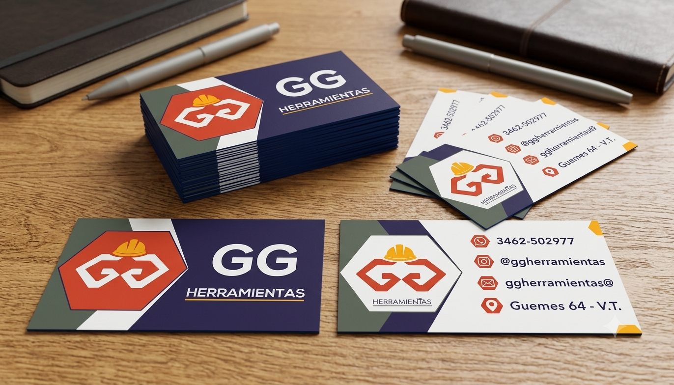 GG Herramientas - Tarjetas de Presentación